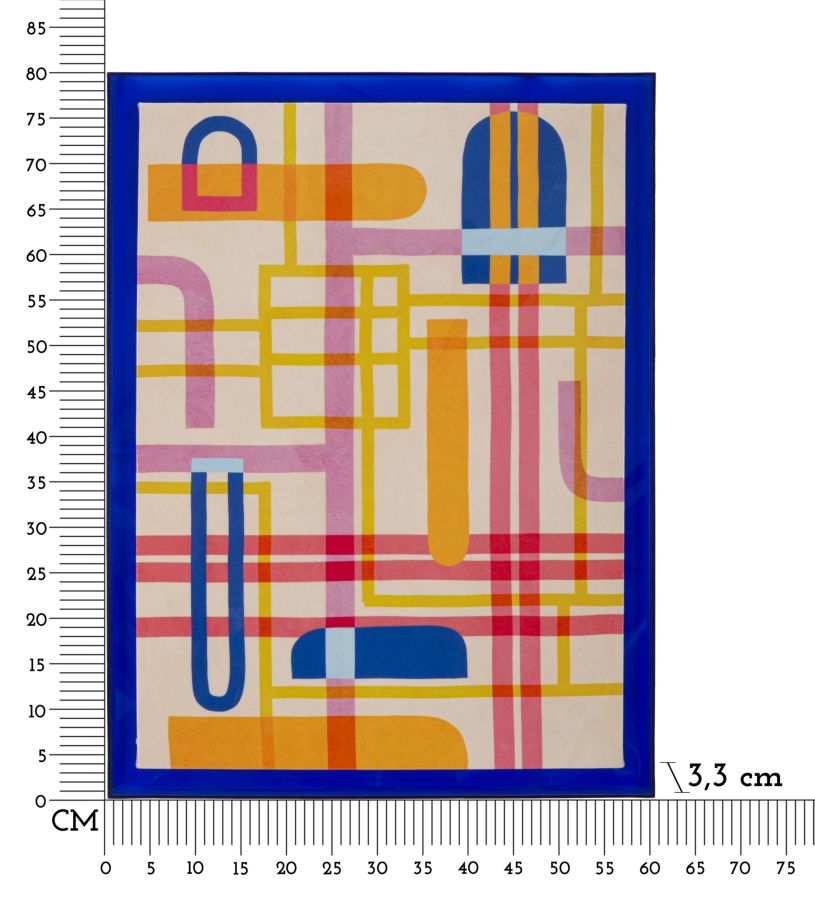 Schilderij Modis With Frame Lacquered Canvas Print -b- 60×3,3×80 cm