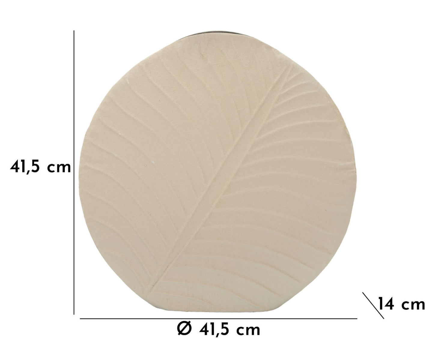 Vaas Round Vase Dune Ø 41,5×14 cm