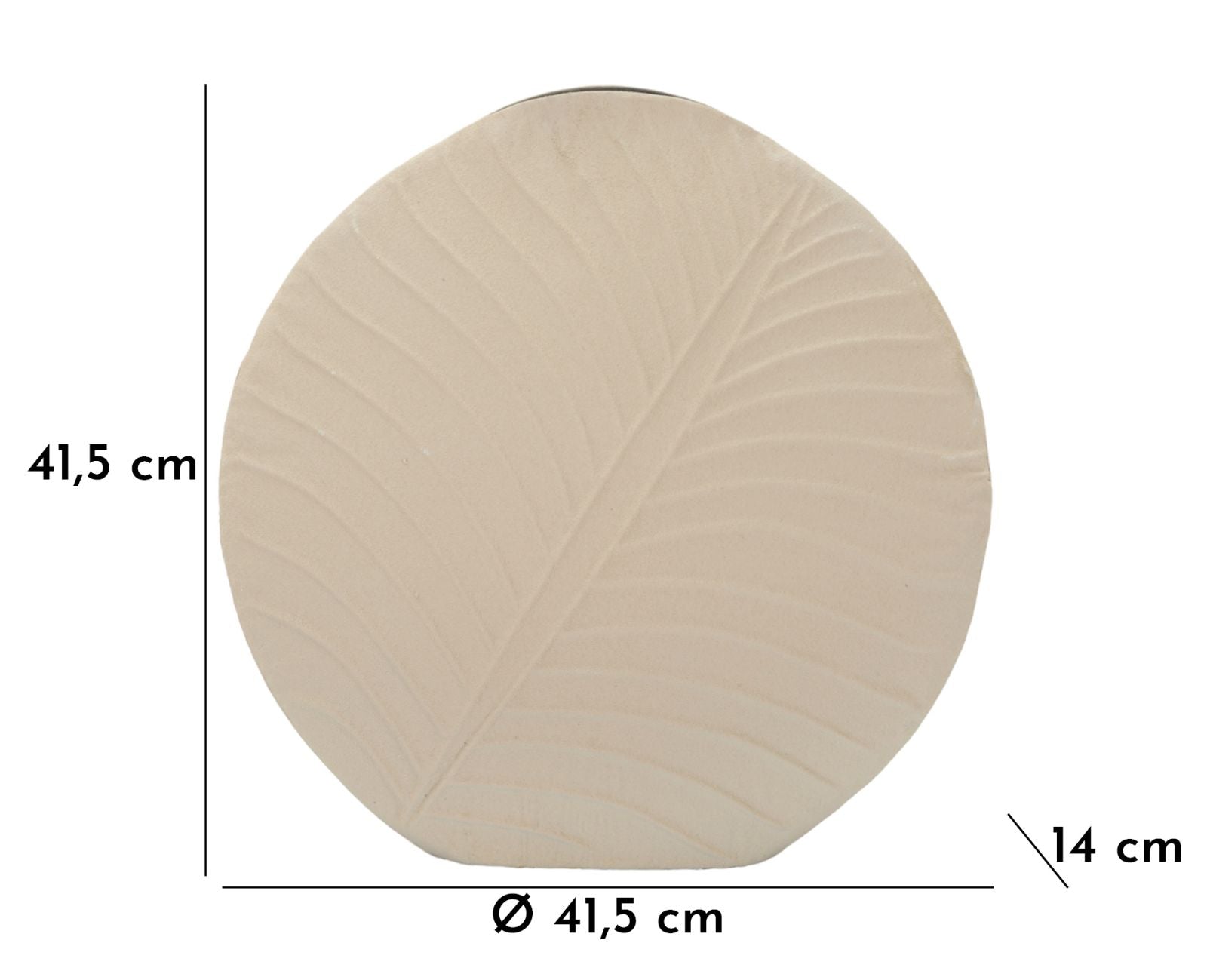 Vaas Round Vase Dune Ø 41,5×14 cm
