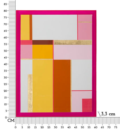 Schilderij Acrylic Lacquered Canvas Print With Frame -b- 60×3,3×80 cm
