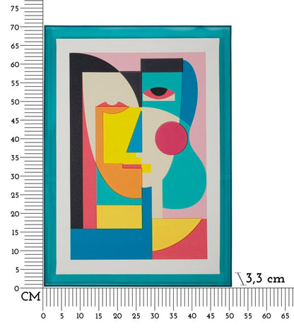 Schilderij Picassy C/cornice Canvas Print -h- 50×3,3×70 cm