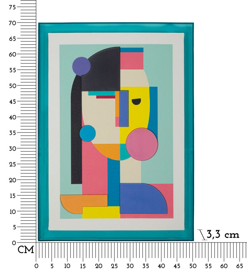 Schilderij Picassy C/cornice Canvas Print -b- 50×3,3×70 cm