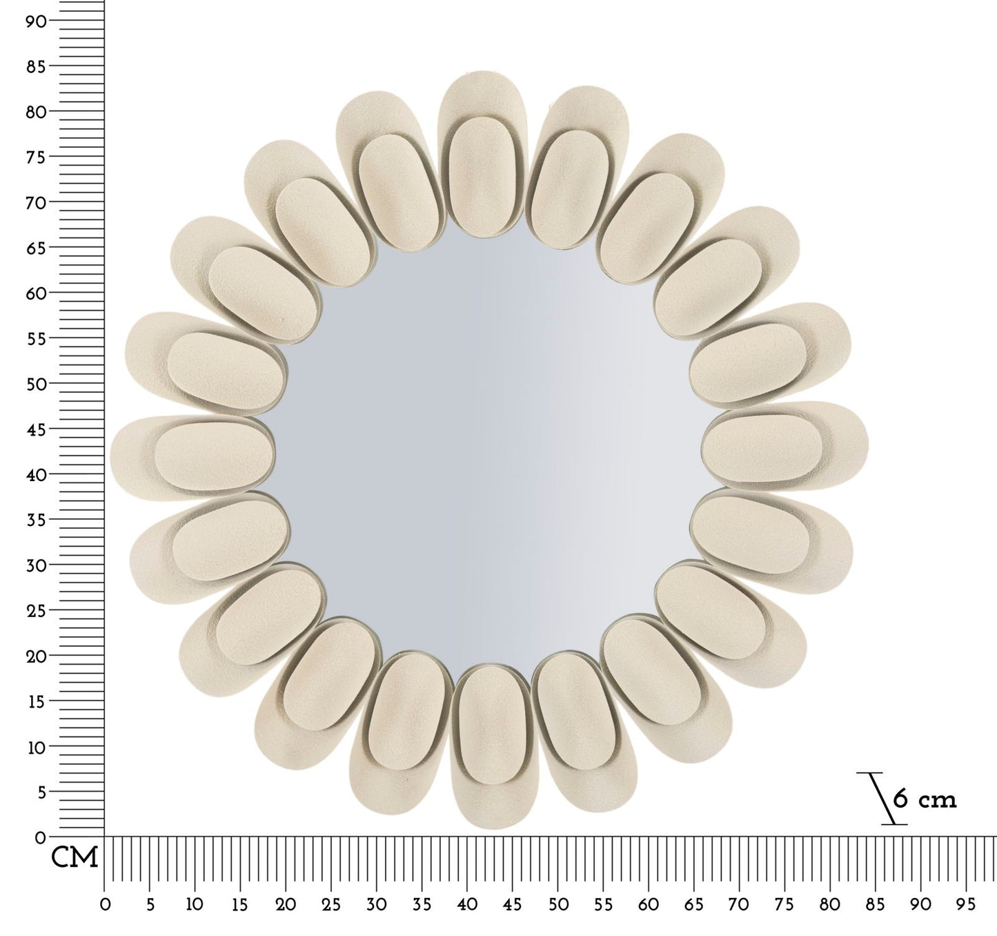 Spiegel Dune Double Ø 85×6 cm