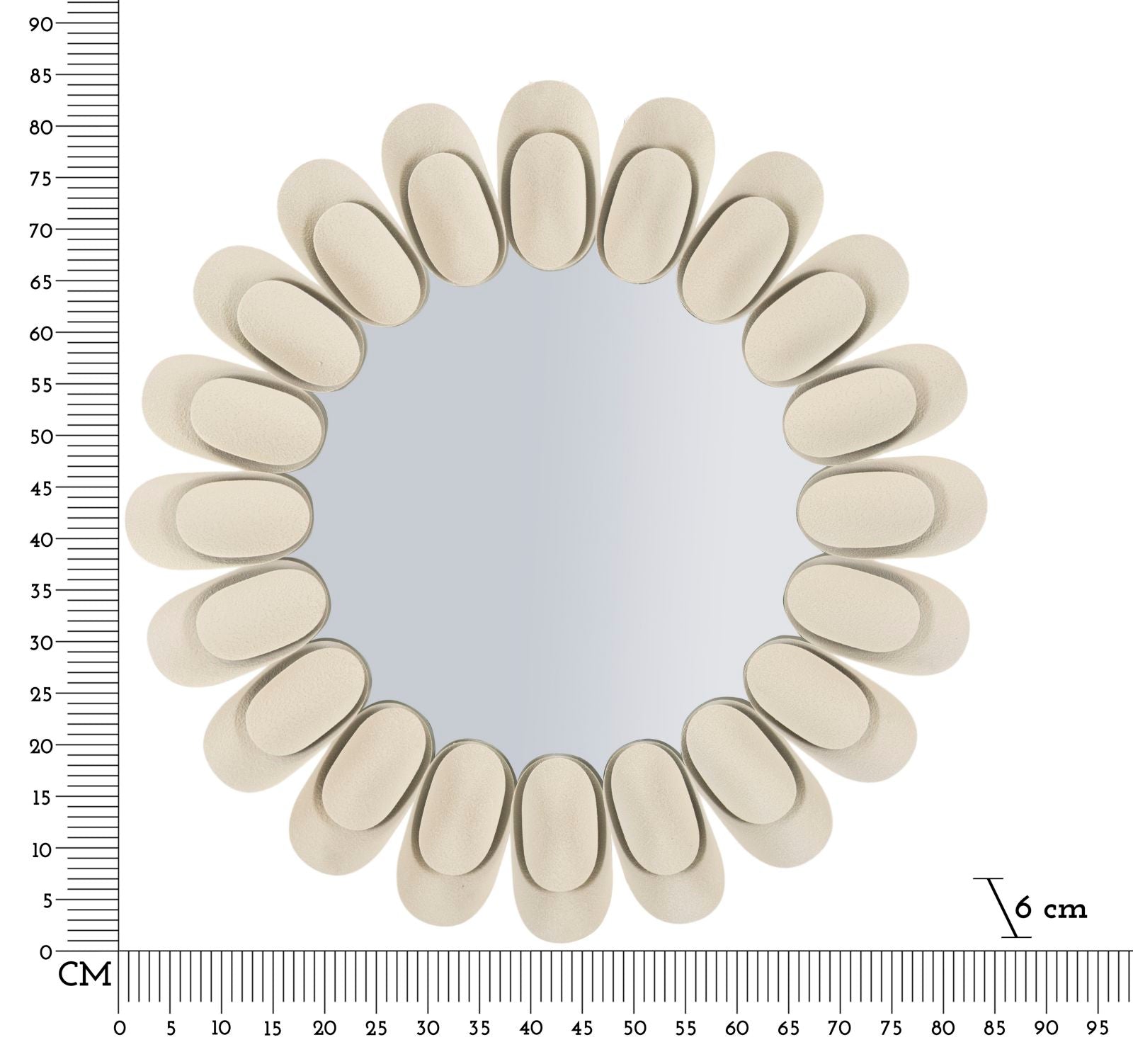 Spiegel Dune Double Ø 85×6 cm