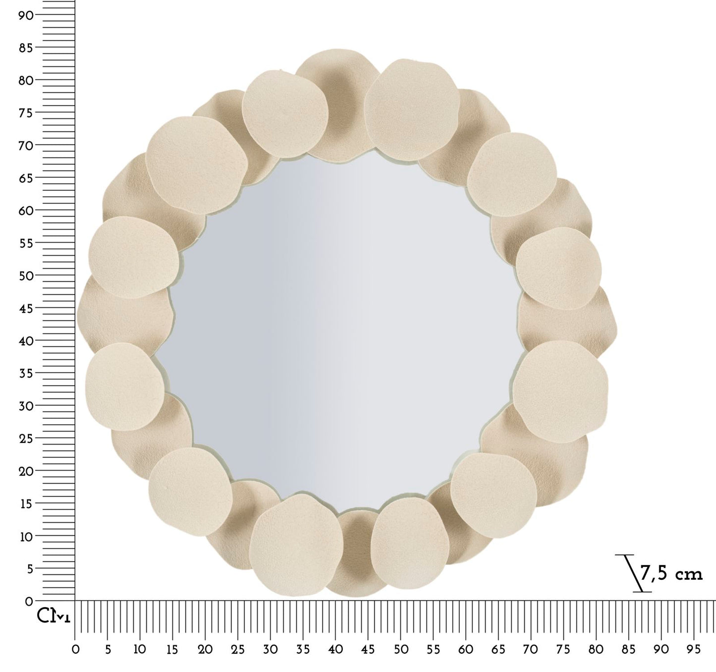 Spiegel Dune 85×7,5×85 cm