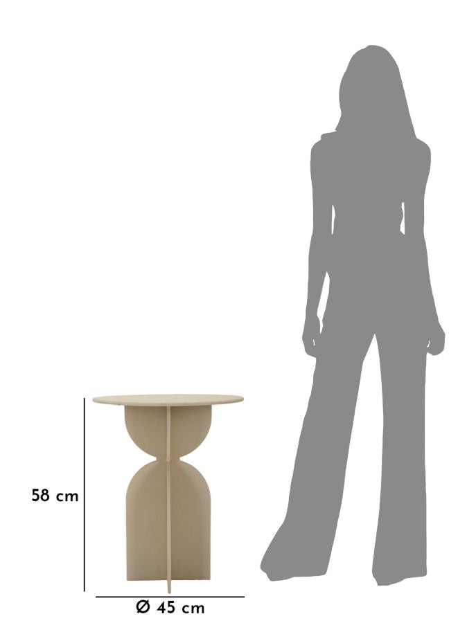 Tafel Dune Ø 45×58 cm