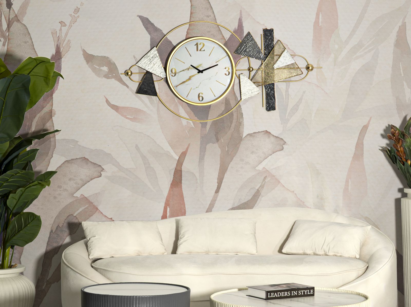 Wandklok Amy 120×6×60 cm