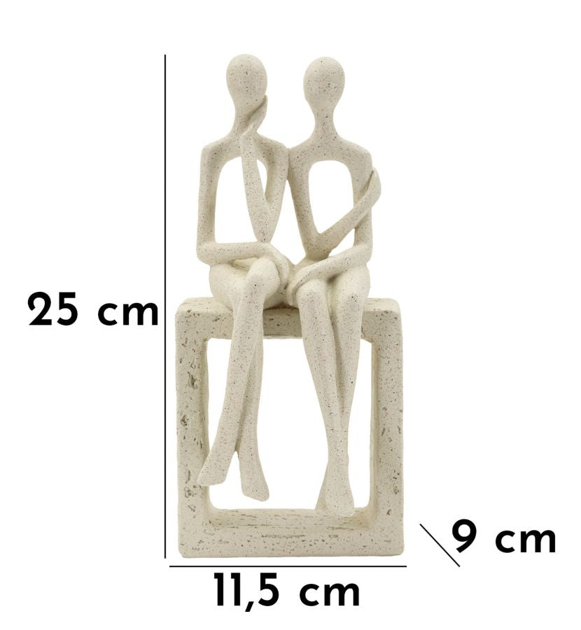 Decoratie Stons Pair Figurine 11,5×9×25 cm