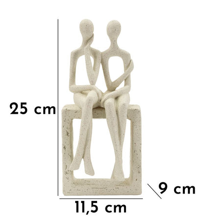 Decoratie Stons Pair Figurine 11,5×9×25 cm