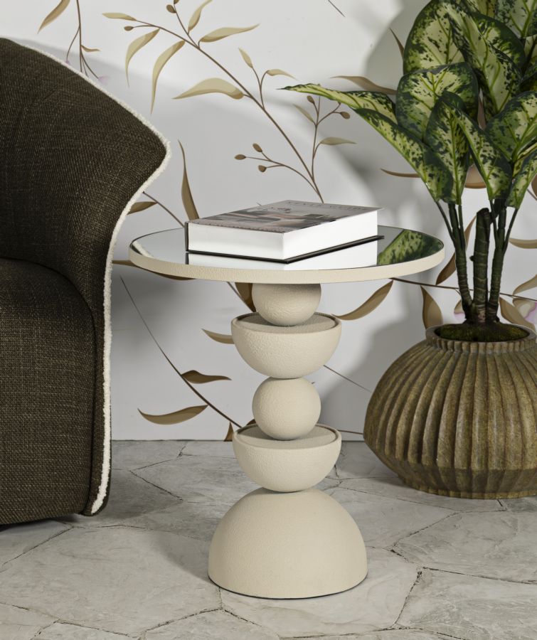 Tafel Dune With Mirror Ø 45×49,5 cm
