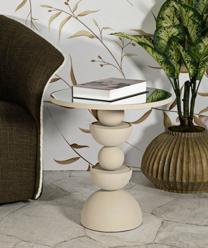 Tafel Dune With Mirror Ø 45×49,5 cm