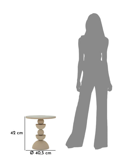 Tafel Dune With Mirror Ø 40,5×42 cm