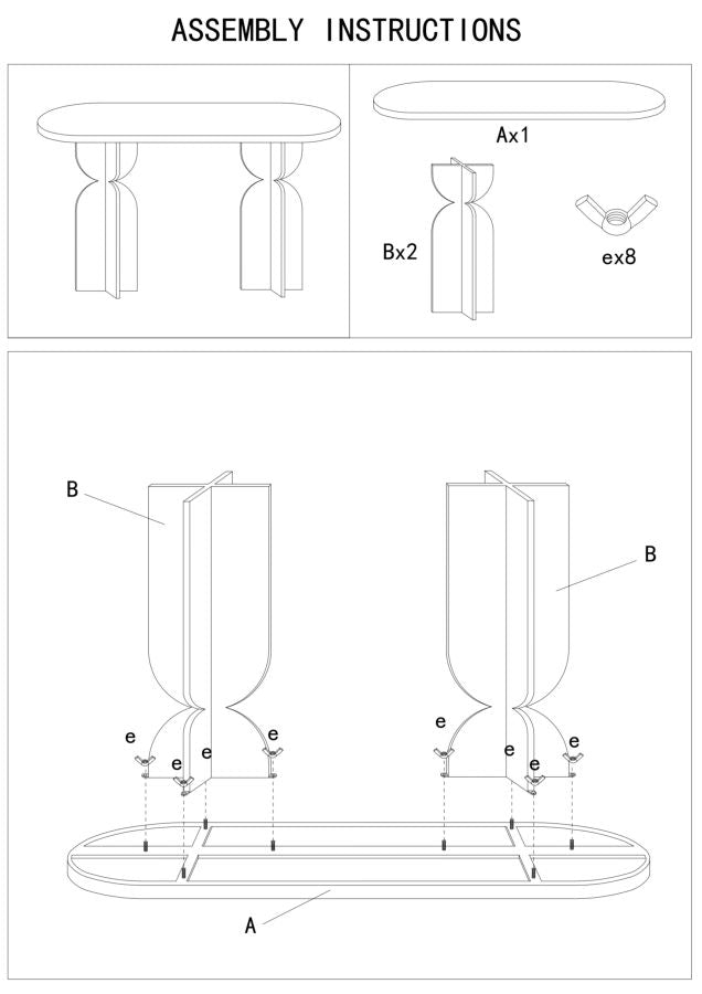 Tafel Dune Ø 45×58 cm