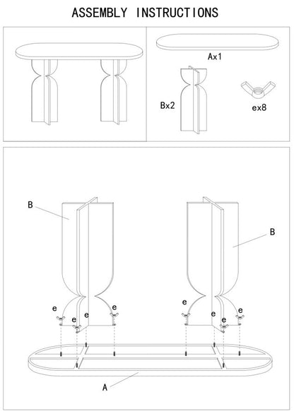 Tafel Dune Ø 45×58 cm