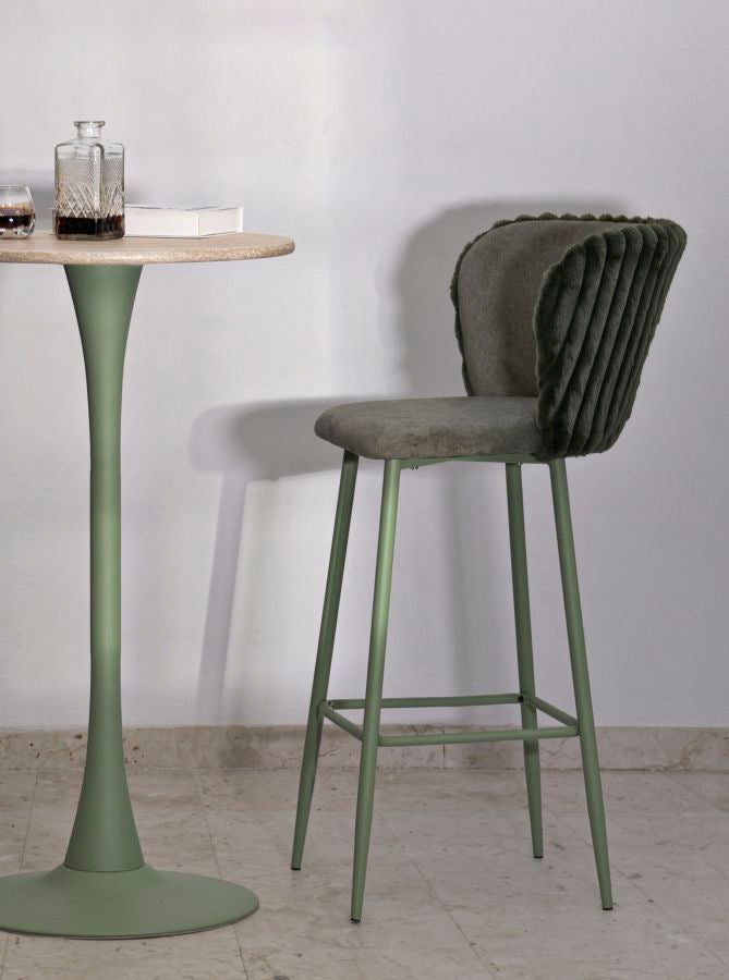 Barkruk Alaska -b- Green Set 2 Pcs 55×58×106 cm
