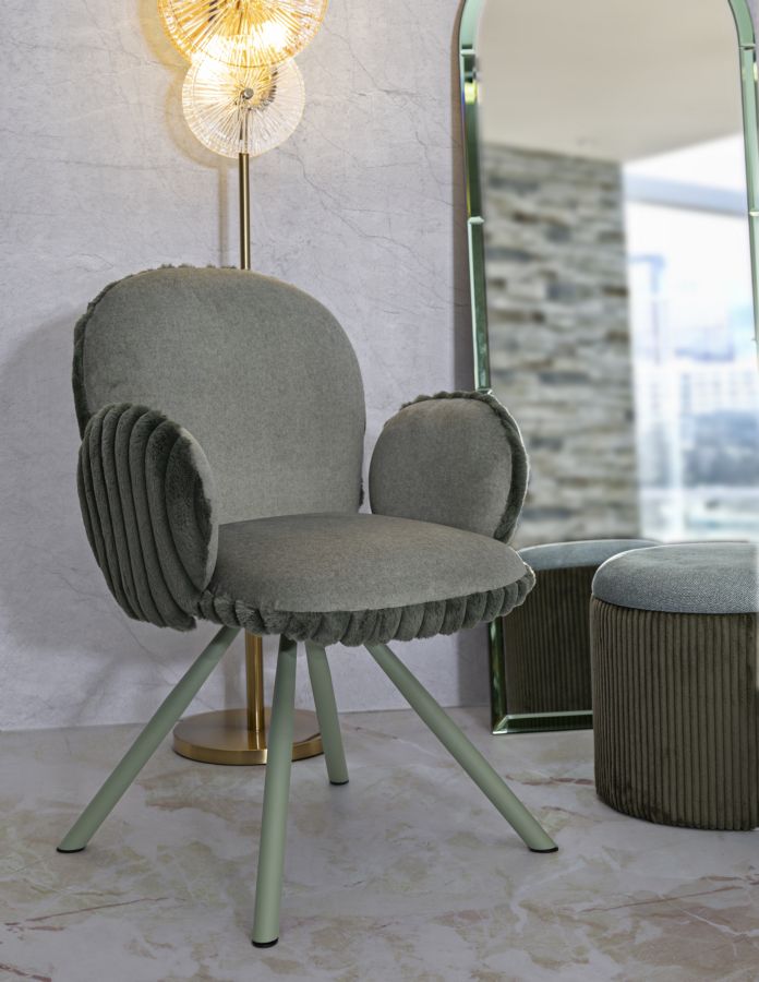 Stoel Stockholm -b- Green Set 2 Pcs 64×68×83 cm