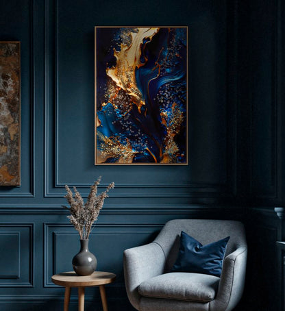 Schilderij Lacquered Canvas Print With Frame Andromeda -a- 60×4×90 cm