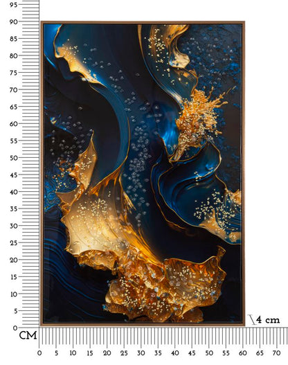 Schilderij Lacquered Canvas Print With Frame Andromeda -b- 60×4×90 cm