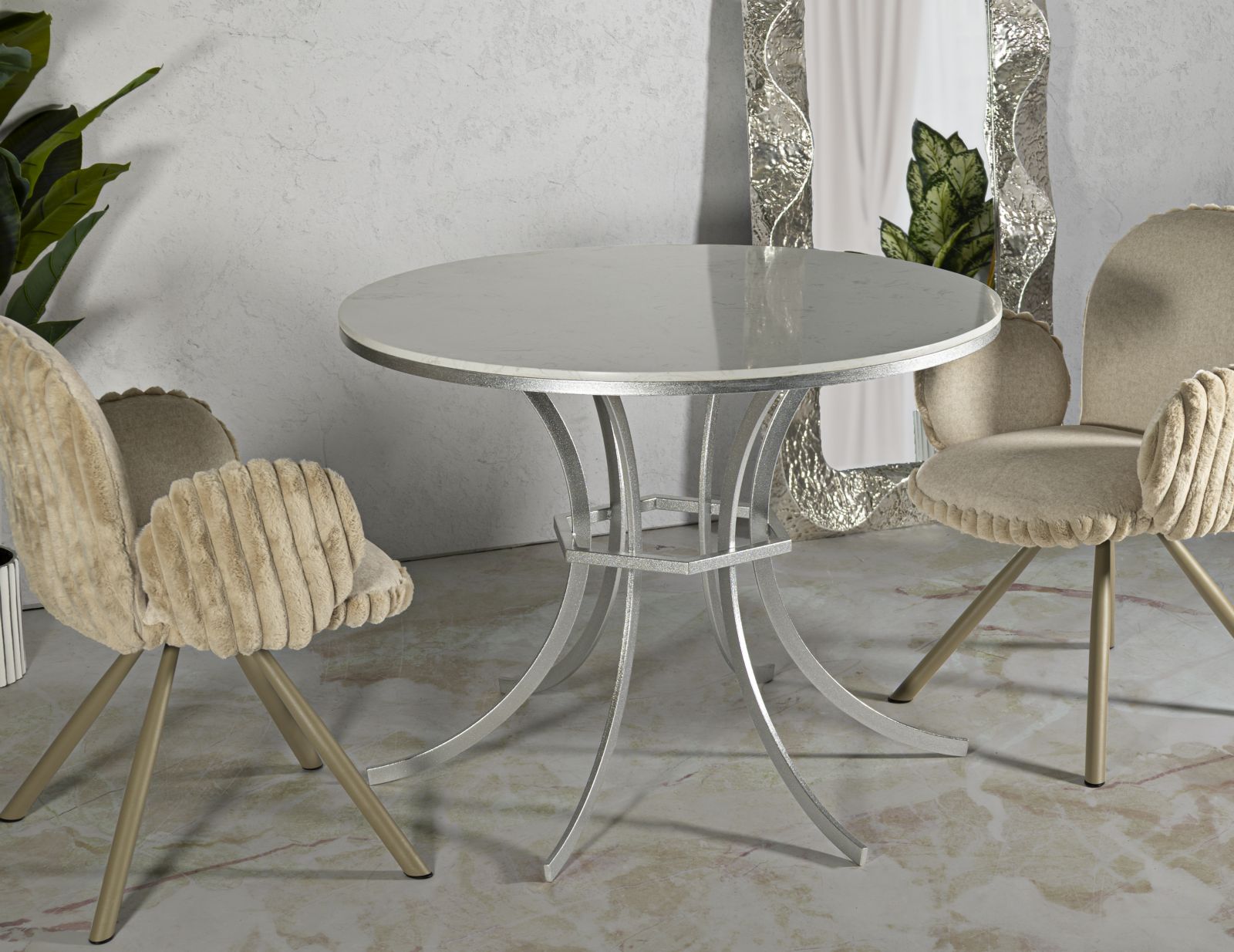 Eettafel Istanbul Ø 100×76,5 cm