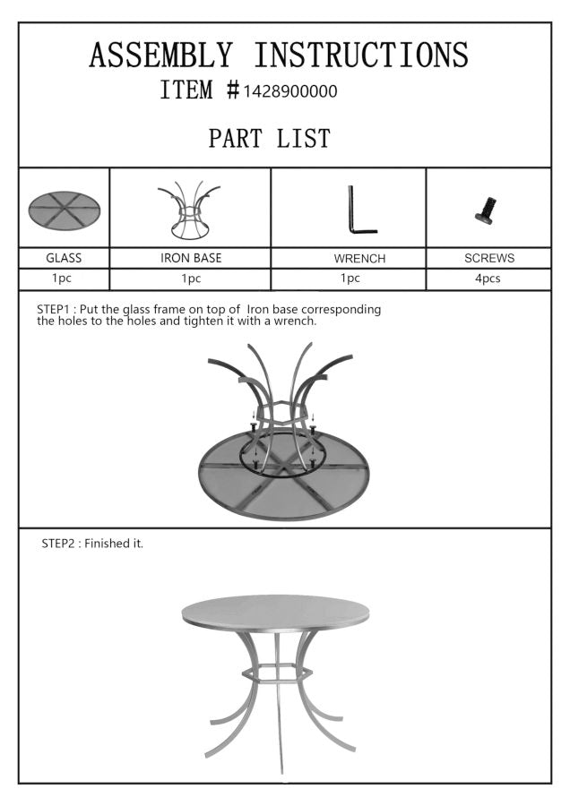 Eettafel Istanbul Ø 100×76,5 cm