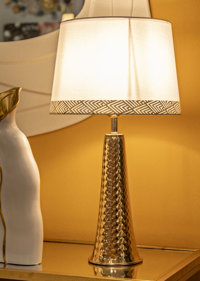 Tafellamp Tower Table Lamp Gold Ø 30×54 cm