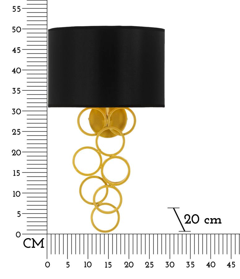 Wandlamp Rich Wall Lamp 30×20×50 cm