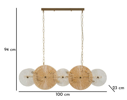 Plafondlamp Osaka Ceiling Lamp 100×23×28 cm