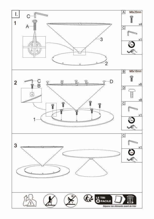 Eettafel Space 180×90×73 cm