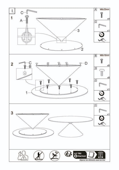 Eettafel Space 180×90×73 cm