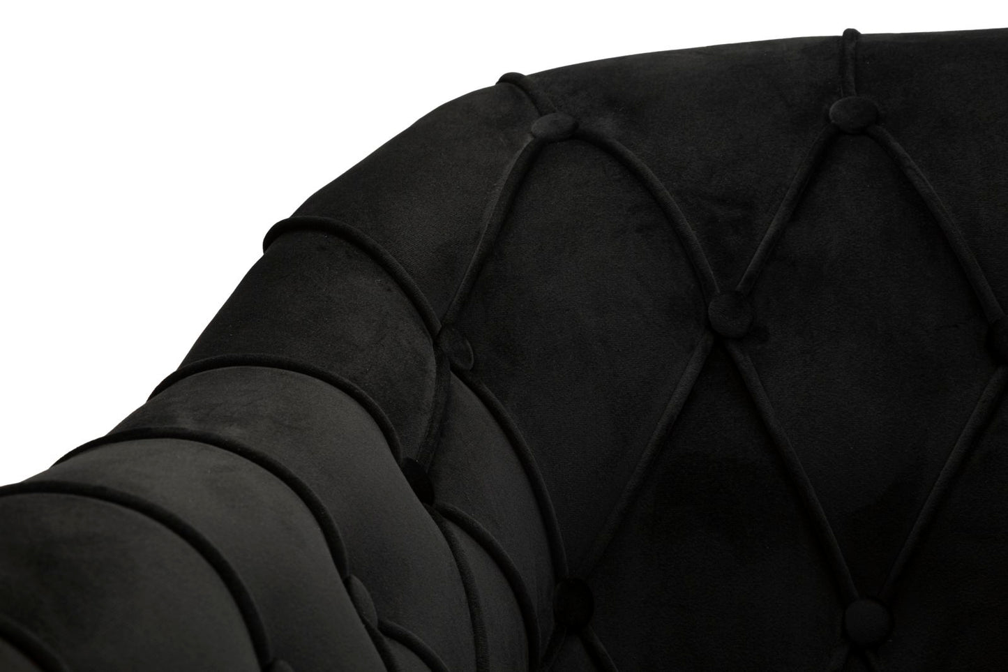 Fauteuil Budapest Armchair Black With Cushion 88×83×91 cm