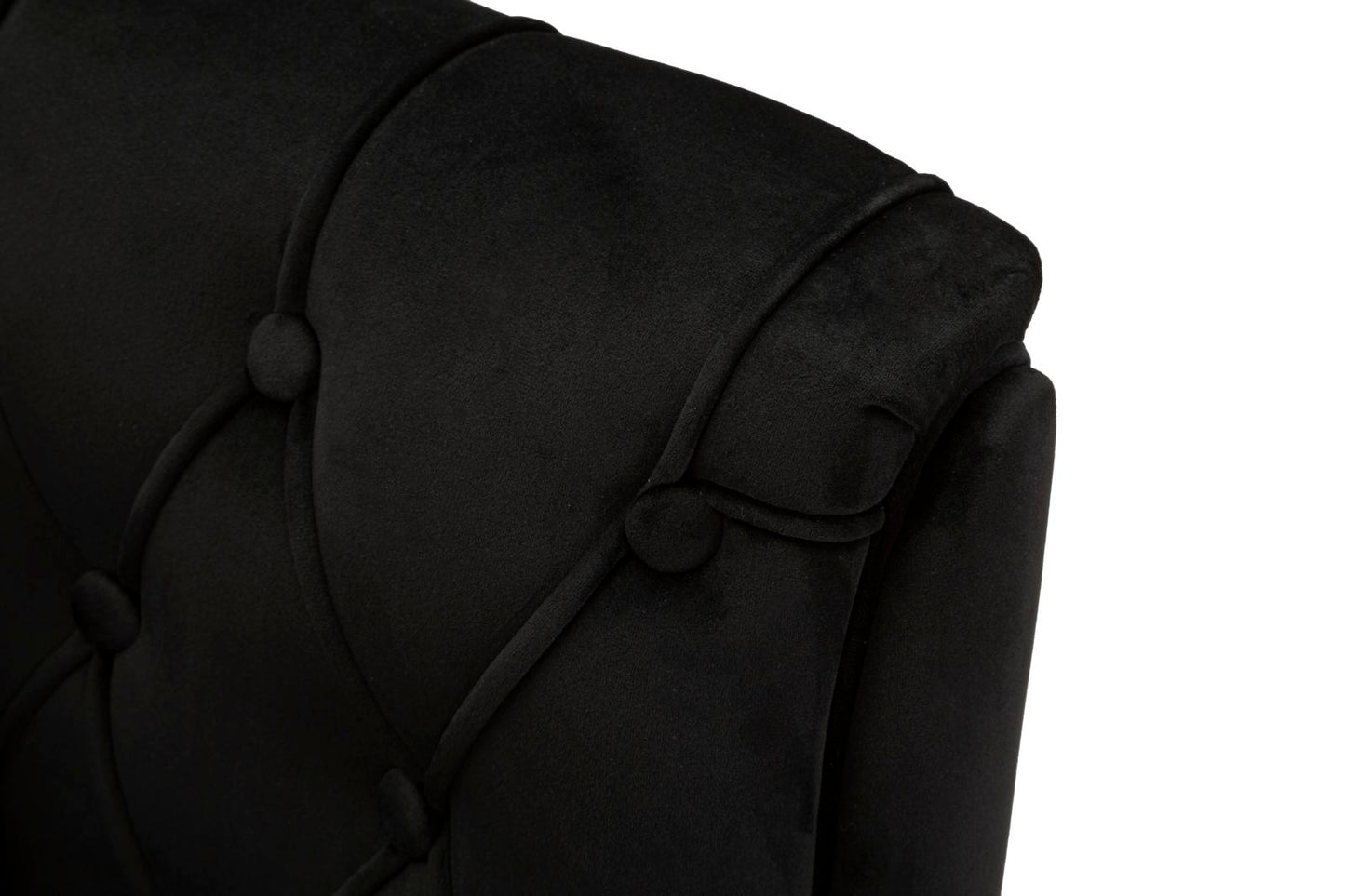 Fauteuil Budapest Armchair Black With Cushion 88×83×91 cm