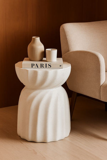 Bijzettafel Twisty End Table Ø 36×47,5 cm