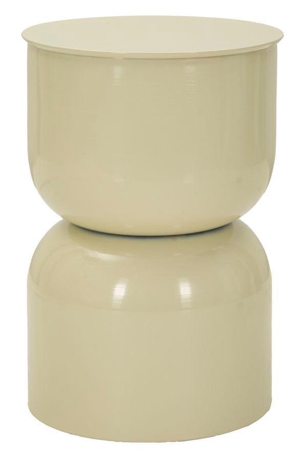Bijzettafel Oyi End Table Cream Ø 31×46 cm