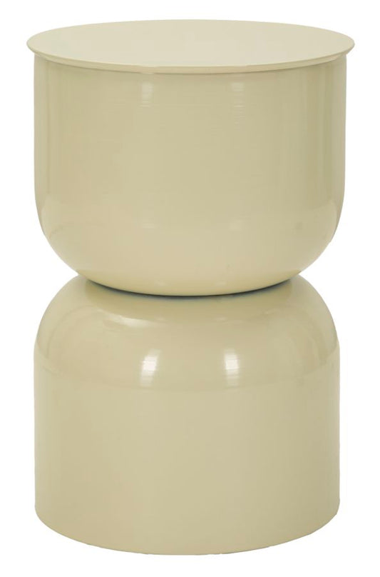 Bijzettafel Oyi End Table Cream Ø 31×46 cm