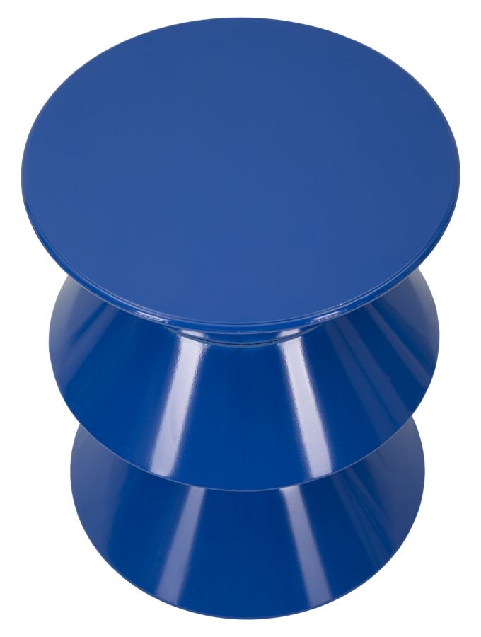 Bijzettafel Zag End Table Blue Ø 37,5×45 cm