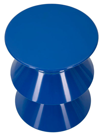 Bijzettafel Zag End Table Blue Ø 37,5×45 cm