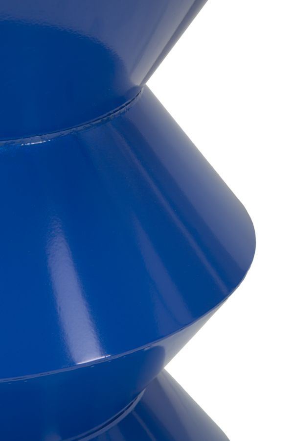 Bijzettafel Zag End Table Blue Ø 37,5×45 cm