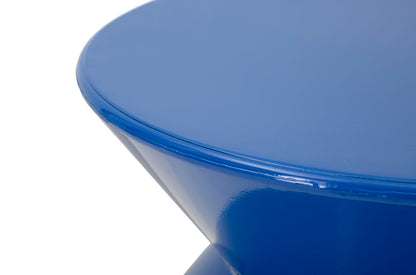 Bijzettafel Zag End Table Blue Ø 37,5×45 cm