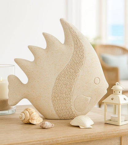 Decoratie Fish Sand 25,3×8,6×24,5 cm