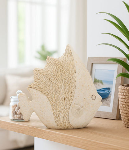 Decoratie Fish Sand 16,7×6,5×16,8 cm