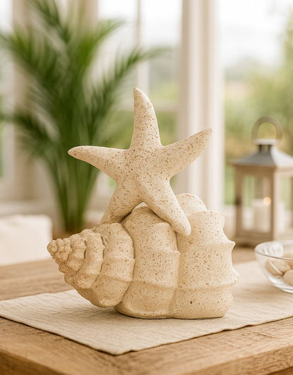 Decoratie Star Fish Sand 18×13×21,2 cm