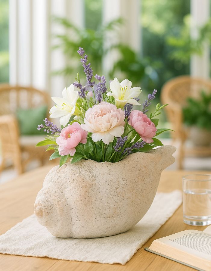Vaas Shell Sand Vase -b- 35×23×18 cm