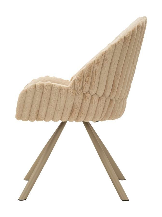 Stoel Sedia Stoccolma -a-crema Set 2 Pz 58×53×85 cm