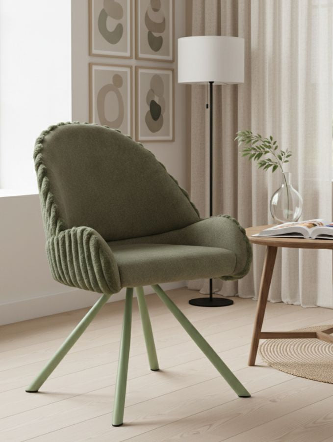 Stoel Sedia Stoccolma -a- Verde Set 2 Pz 58×53×85 cm