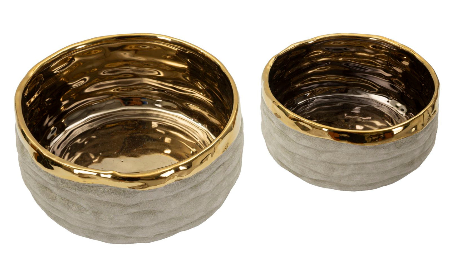 Vaas Lima Low Cachepot Set 2 Pcs Ø 22,5×10,5 cm