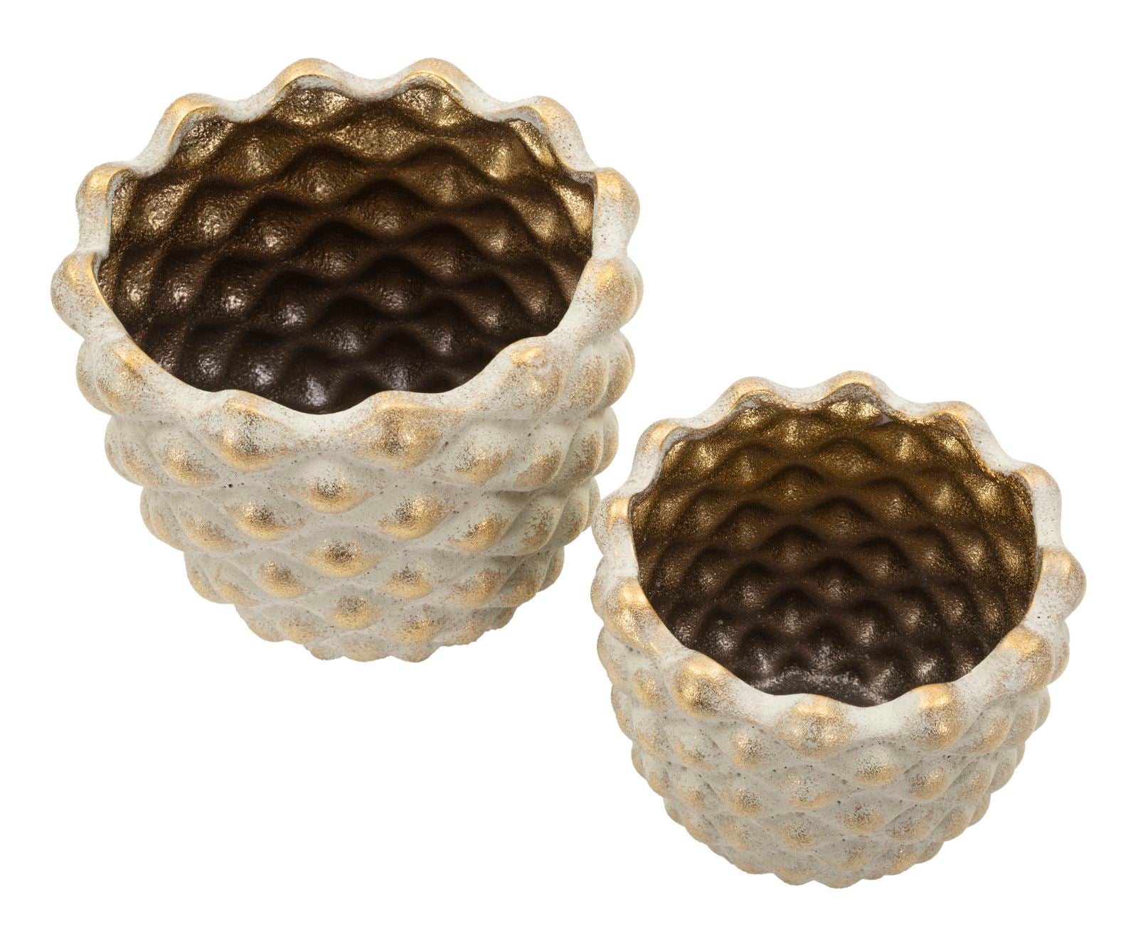 Vaas Pepitas Cachepot Set 2 Pcs Ø 23×18 cm