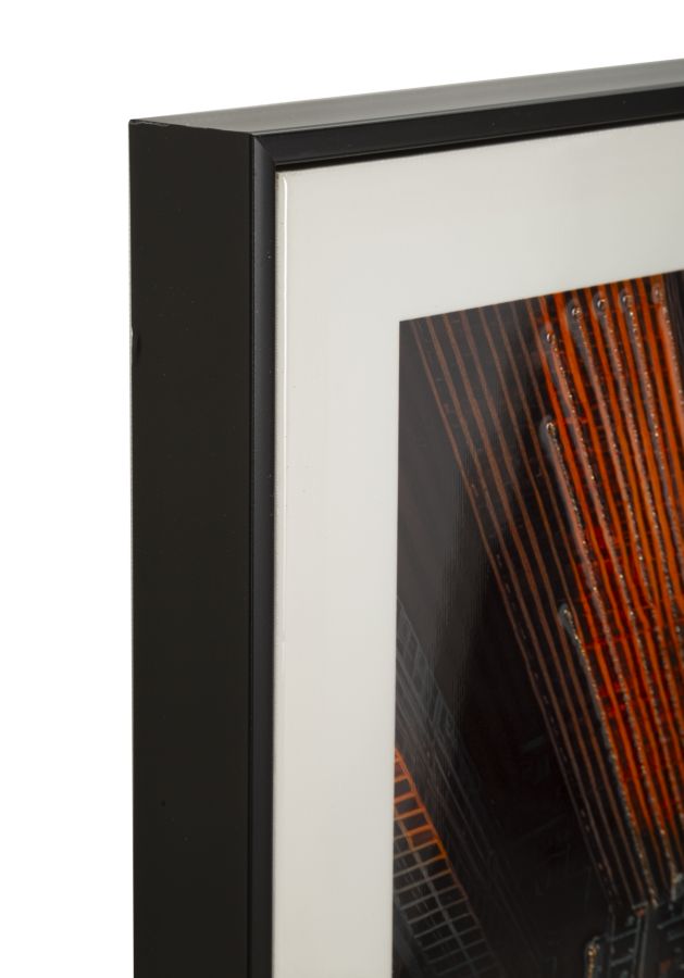 Schilderij On Canvas New York Laquared With Frame -b- 72×4×102 cm