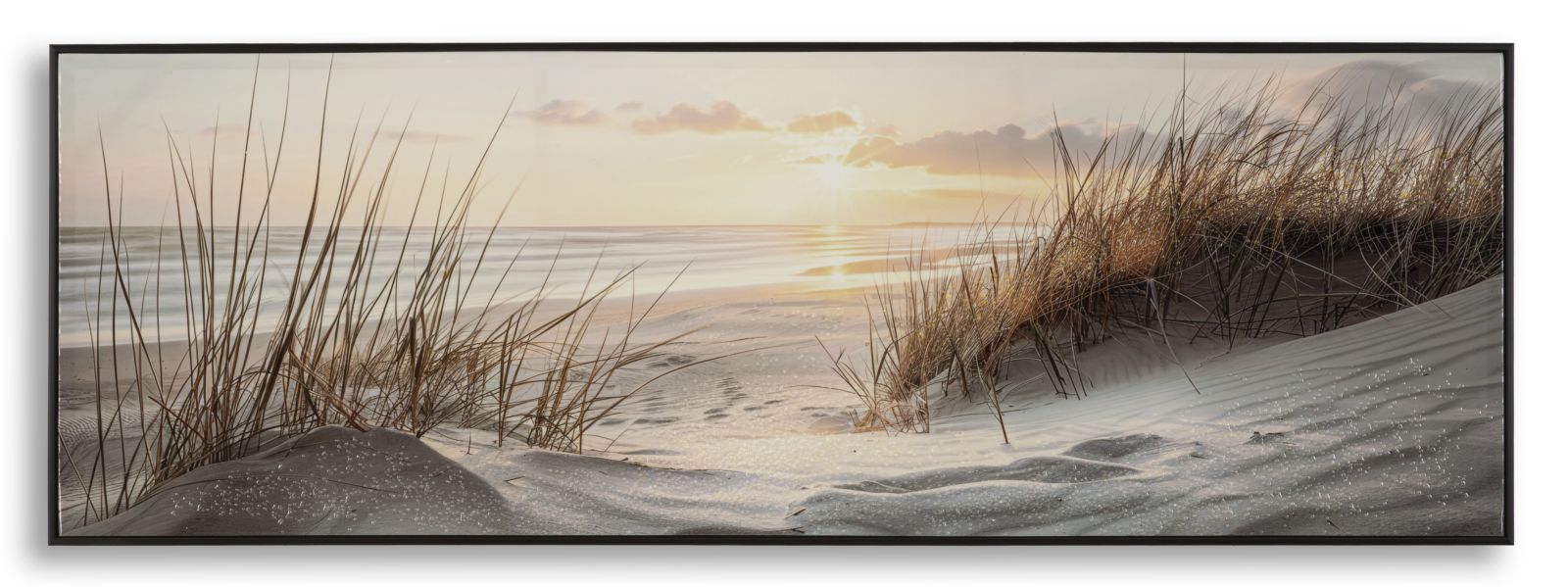 Schilderij On Canvas Beach Laquared With Frame -a- 152×4×52 cm