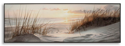Schilderij On Canvas Beach Laquared With Frame -a- 152×4×52 cm