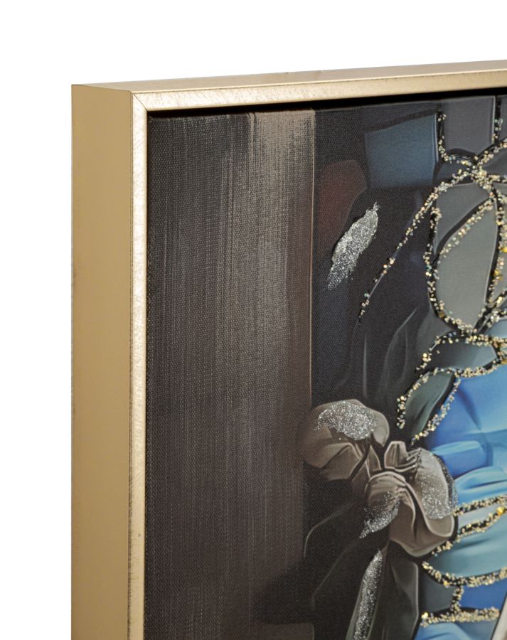 Schilderij On Canvas Nativity Laquared With Frame 102×4×72 cm
